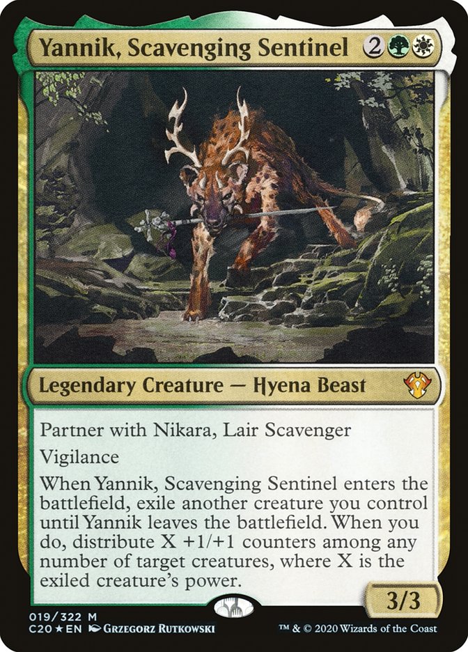 Yannik, Scavenging Sentinel 19/322 (Commander 2020) 