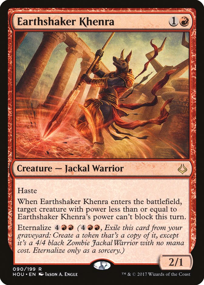 Earthshaker Khenra 90/199 (Hour of Devastation) 
