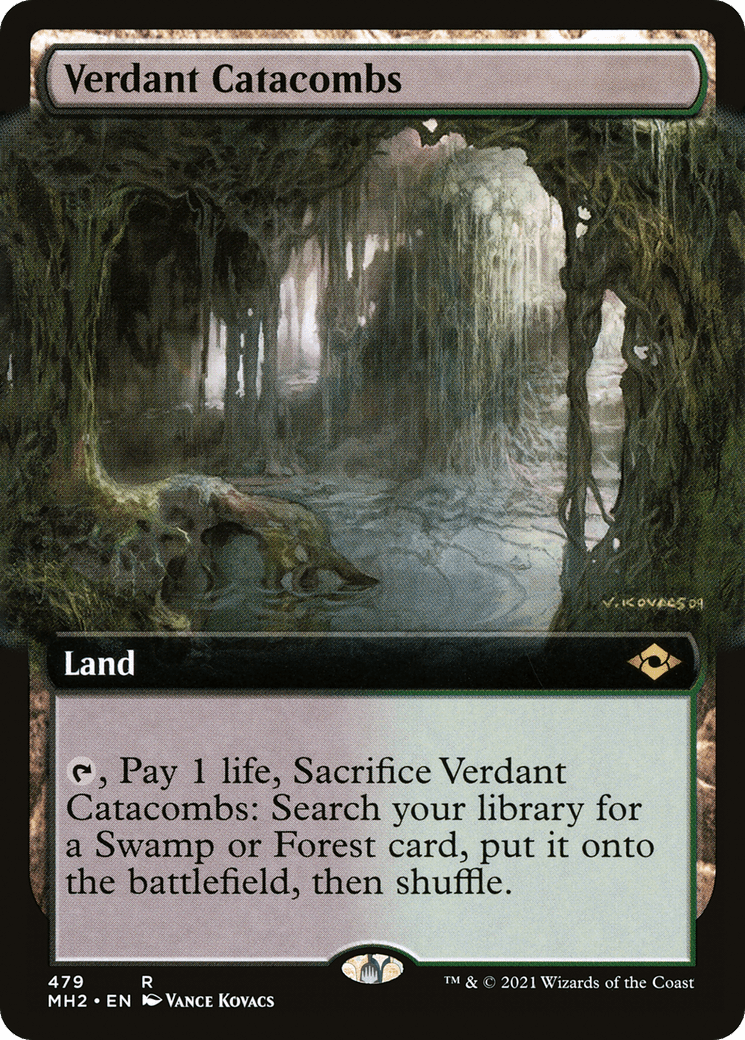 Verdant Catacombs (Extended Art) [Modern Horizons 2] Foil
