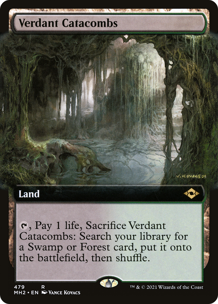 Verdant Catacombs (Extended Art) [Modern Horizons 2] Foil