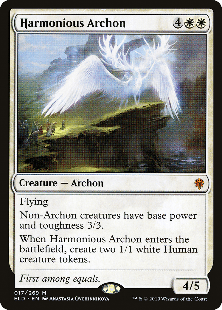 Harmonious Archon [Throne of Eldraine] Foil