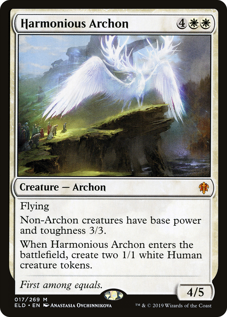 Harmonious Archon [Throne of Eldraine] Foil