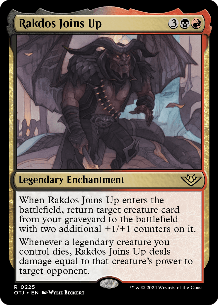 Rakdos Joins Up [Outlaws of Thunder Junction] Foil
