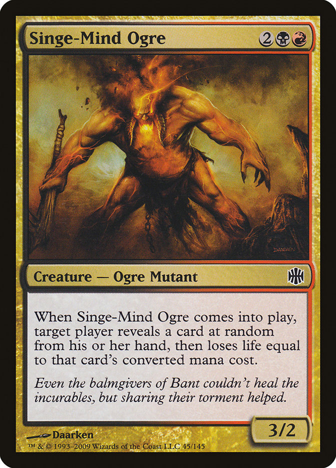Singe-Mind Ogre 45/145 (Alara Reborn)  - Foil