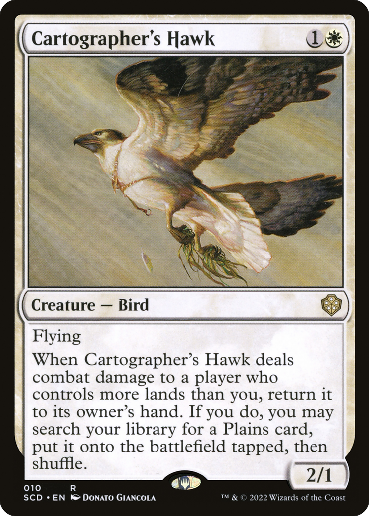 Cartographer's Hawk [Starter Commander Decks]