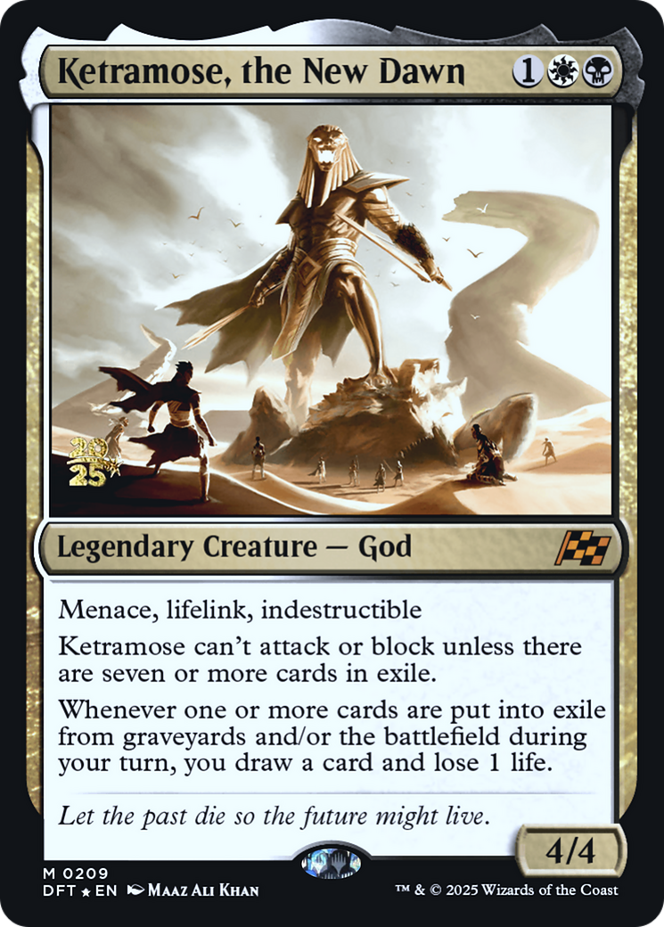 Ketramose, the New Dawn (-209) [Prerelease Cards]  Foil