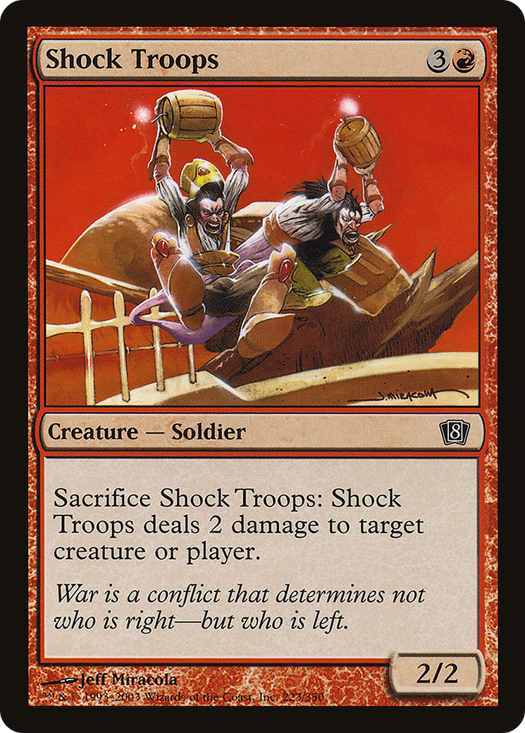 Shock Troops [Eighth Edition] Foil