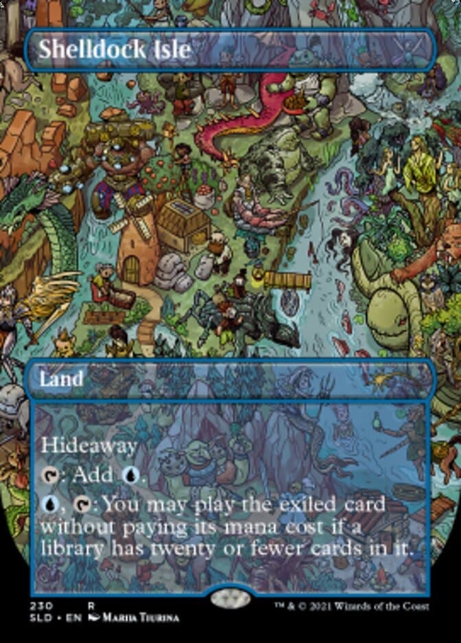 Shelldock Isle (230) (Borderless) [Secret Lair Drop Series] Foil