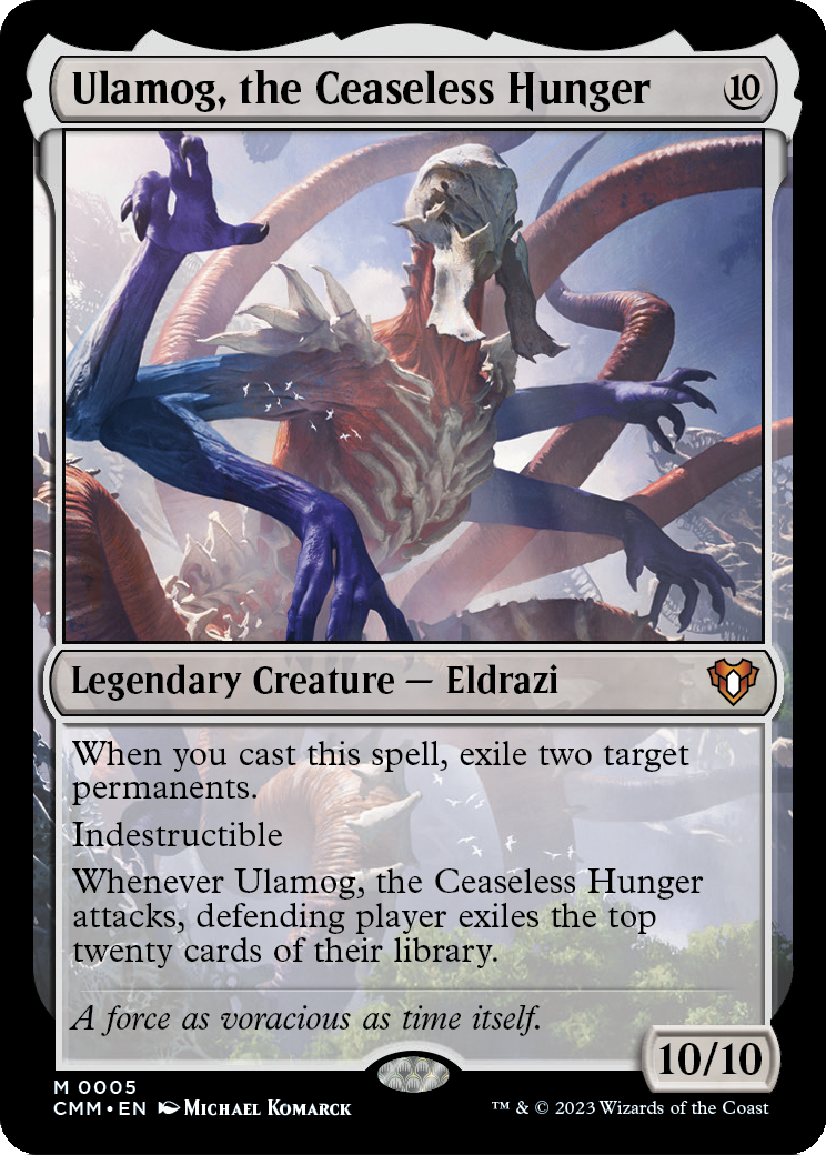 Ulamog, the Ceaseless Hunger [Commander Masters] Foil
