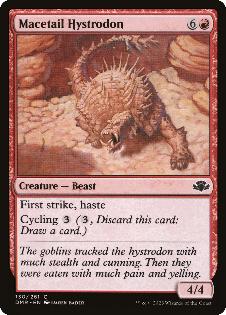 Macetail Hystrodon [Dominaria Remastered] Foil