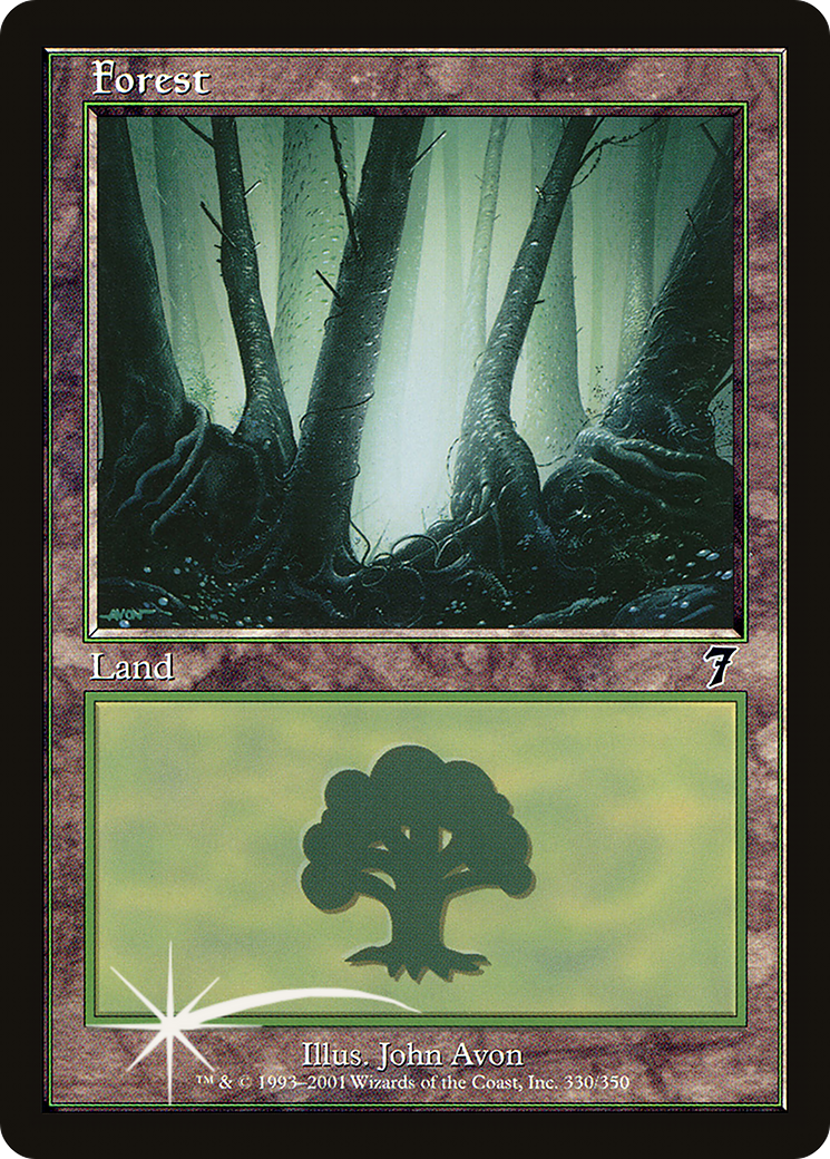 Forest (330) [Seventh Edition] Foil