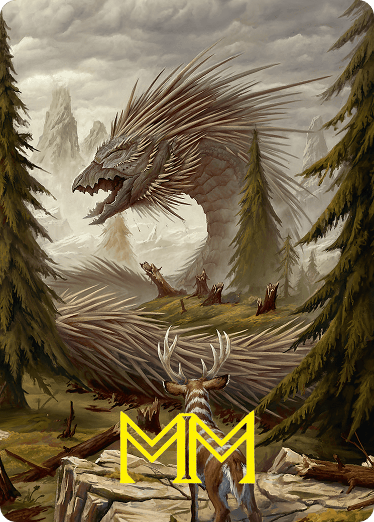 Quilled Greatwurm // Quilled Greatwurm (AFDN-044) - Foundations Art Series (Borderless)