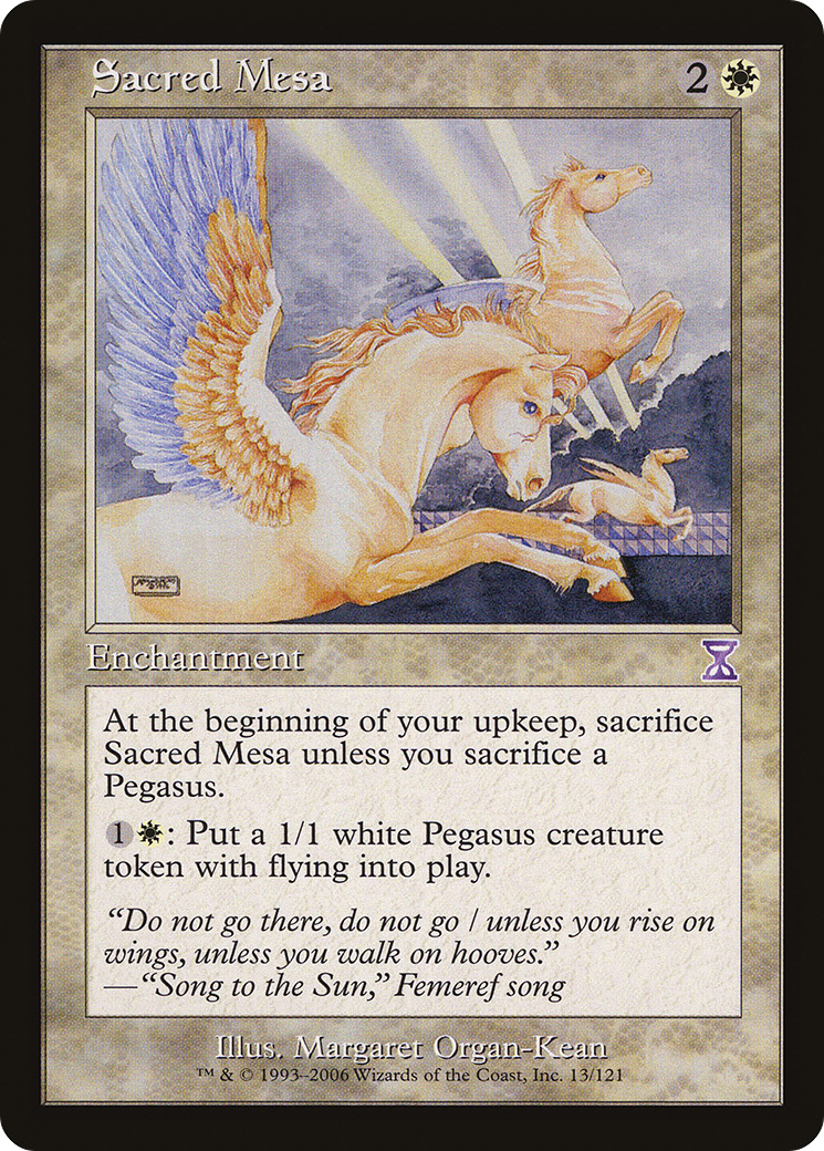 Sacred Mesa [Time Spiral Timeshifted] Foil