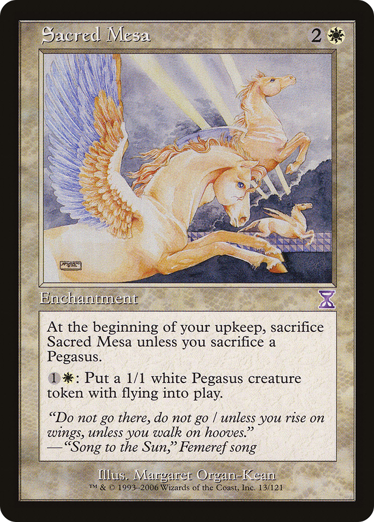 Sacred Mesa [Time Spiral Timeshifted] Foil