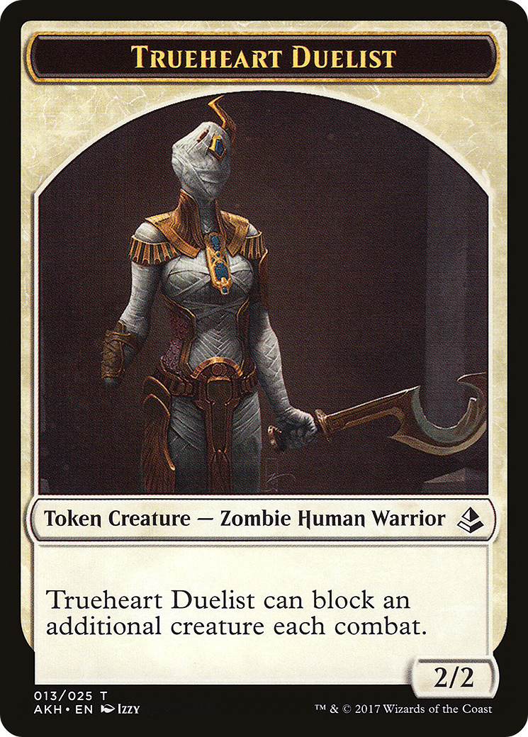 Trueheart Duelist (013) [Amonkhet Tokens]  Foil