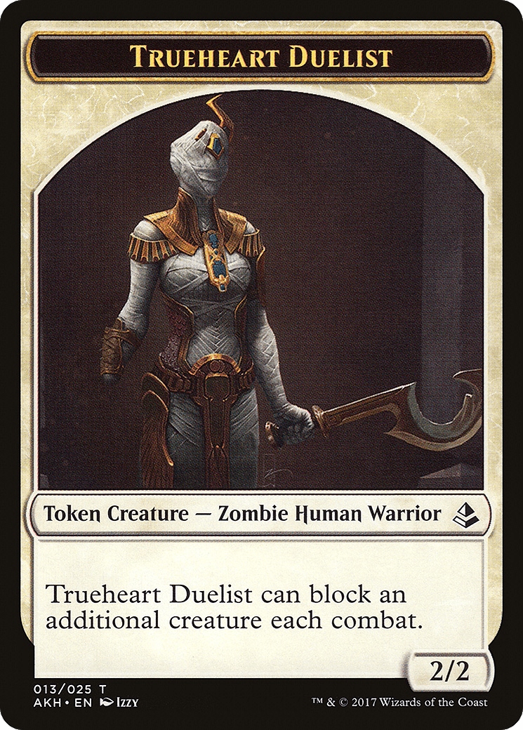 Trueheart Duelist (013) [Amonkhet Tokens]  Foil