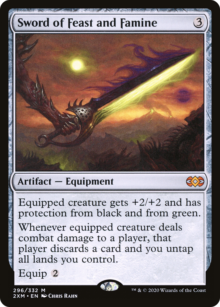 Sword of Feast and Famine [Double Masters] Foil