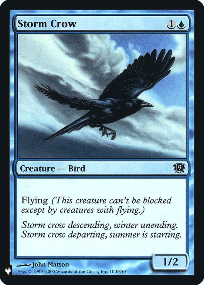 Storm Crow |  Foil (9ED-100) [The List]