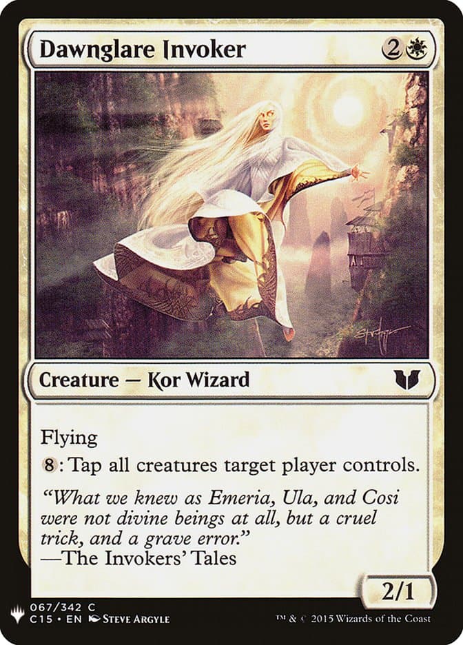 Dawnglare Invoker |  (C15-67) [The List]