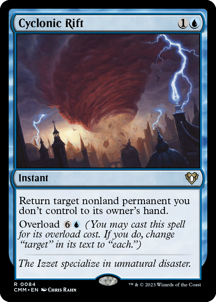 Cyclonic Rift [Commander Masters] Foil
