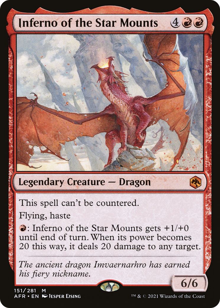 Inferno of the Star Mounts [Dungeons & Dragons: Adventures in the Forgotten Realms] Foil