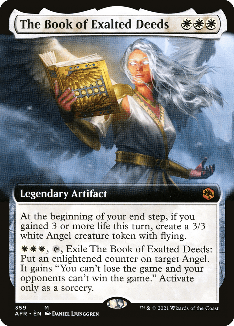 The Book of Exalted Deeds (Extended Art) [Dungeons & Dragons: Adventures in the Forgotten Realms] Foil