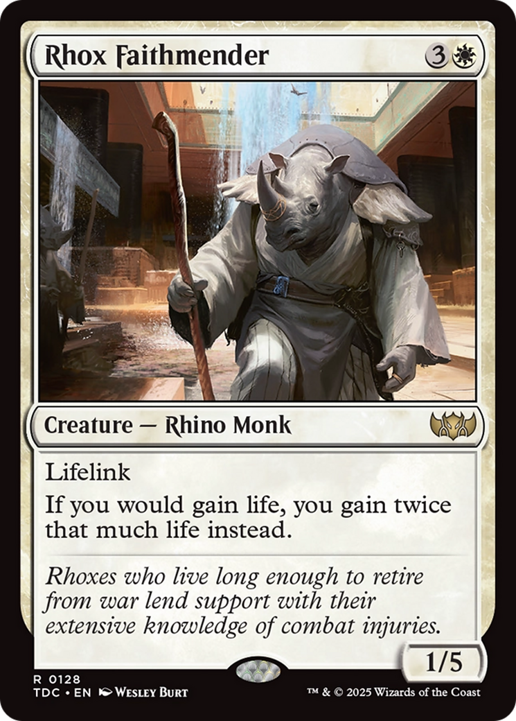 Rhox Faithmender (128) [Commander: Tarkir: Dragonstorm]
