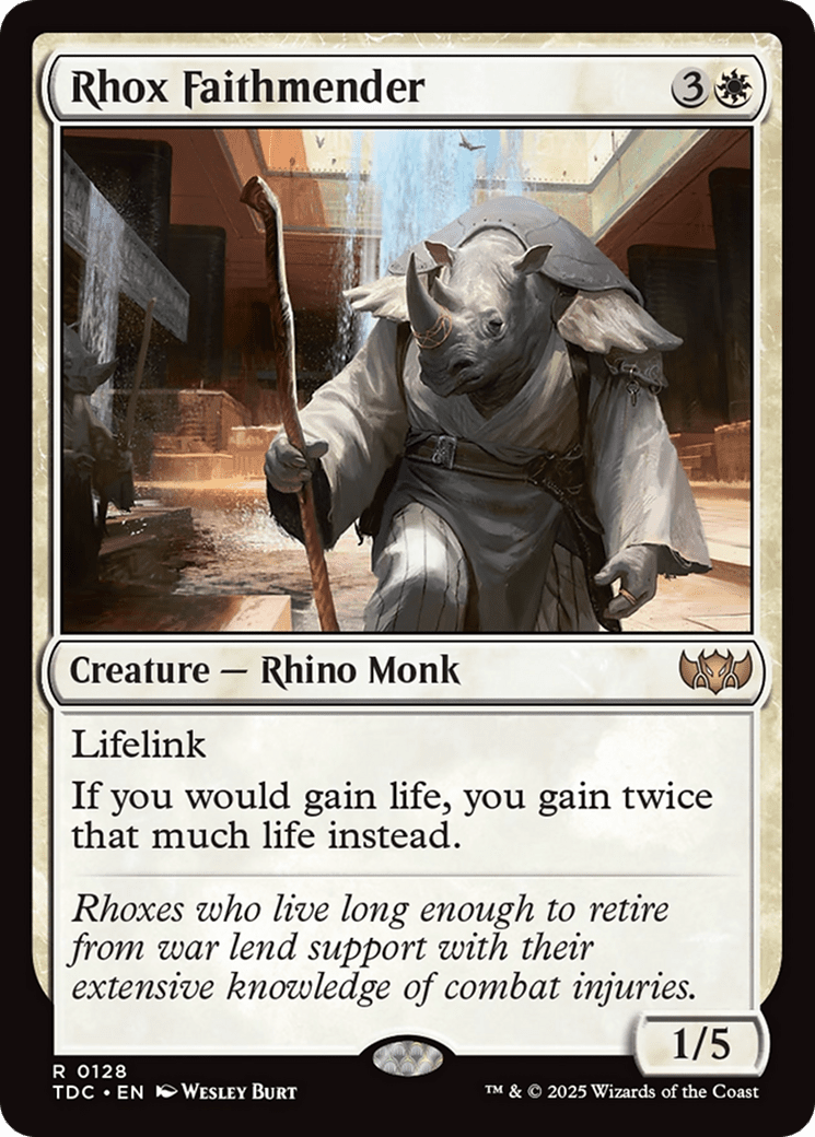Rhox Faithmender (128) [Commander: Tarkir: Dragonstorm]