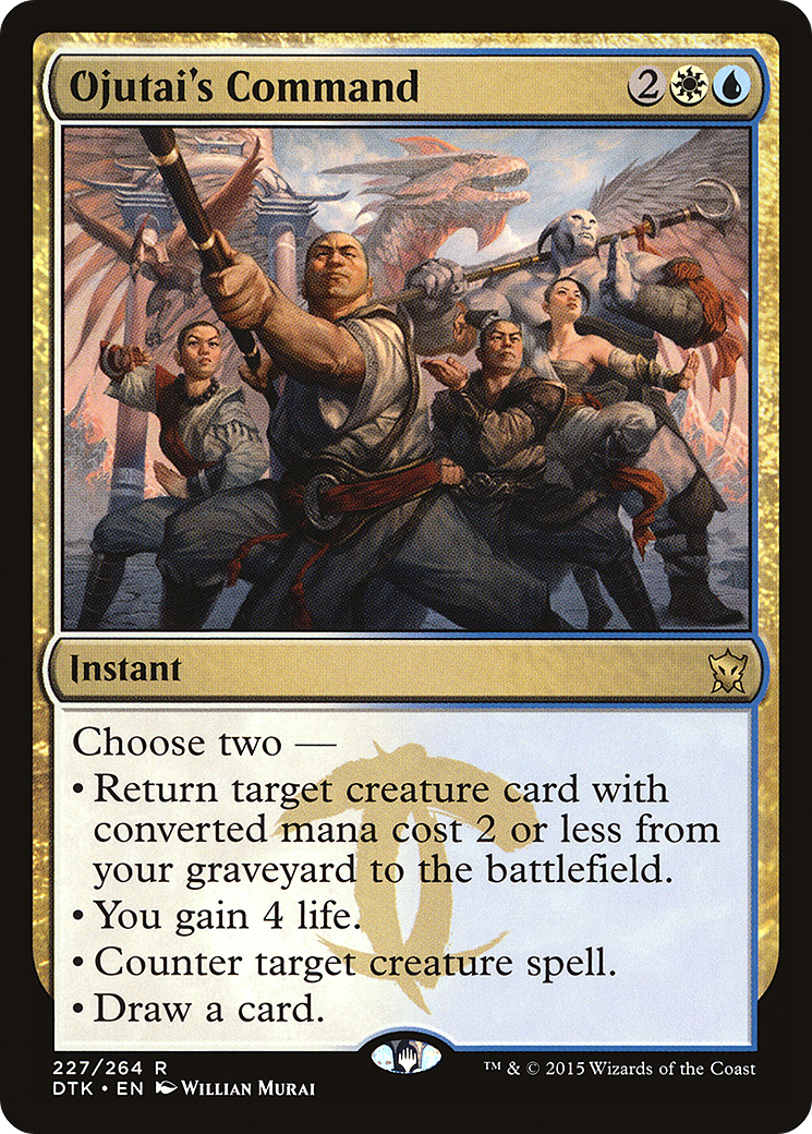 Ojutai's Command [Dragons of Tarkir] Foil