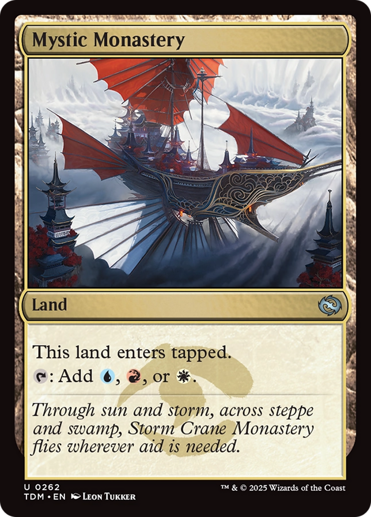 Mystic Monastery (262) [Tarkir: Dragonstorm]  Foil