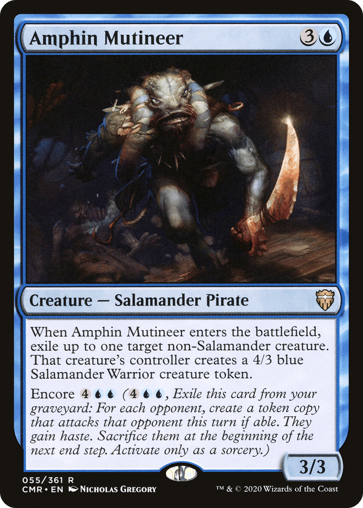 Amphin Mutineer [Commander Legends] Foil