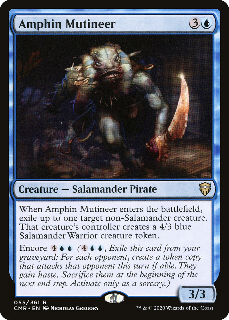 Amphin Mutineer [Commander Legends] Foil