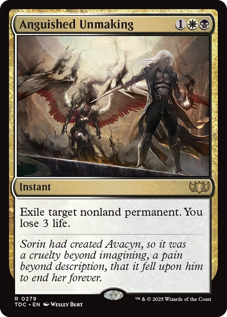 Anguished Unmaking (279) [Commander: Tarkir: Dragonstorm]