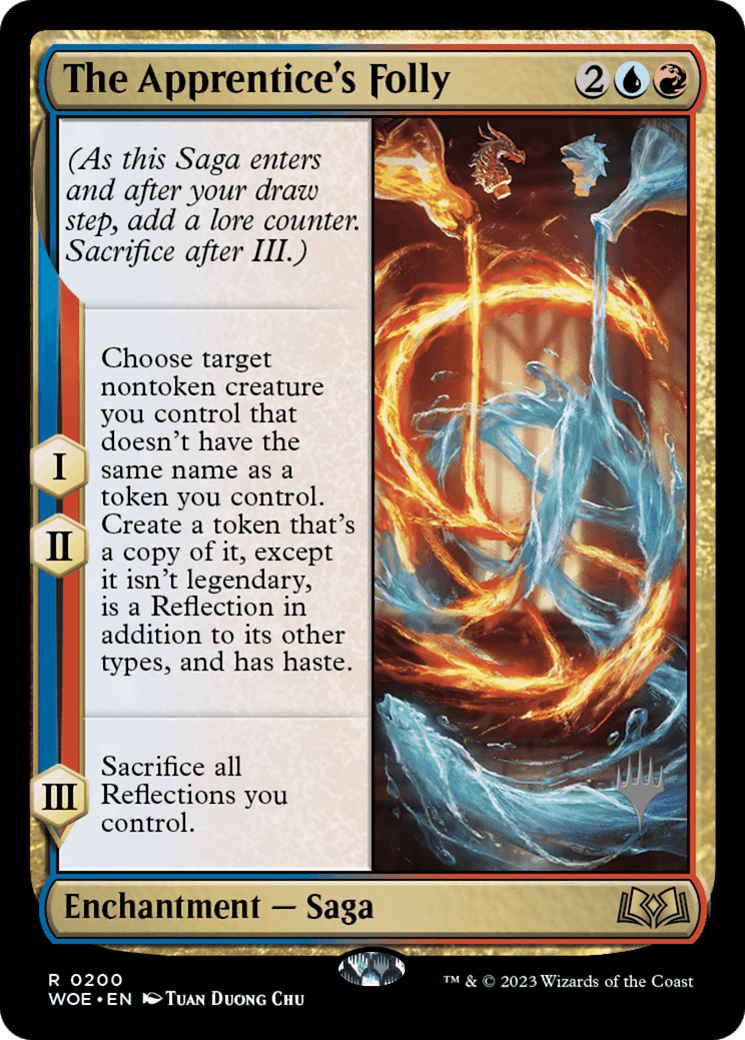The Apprentice's Folly (Promo Pack) [Wilds of Eldraine Promos] Foil
