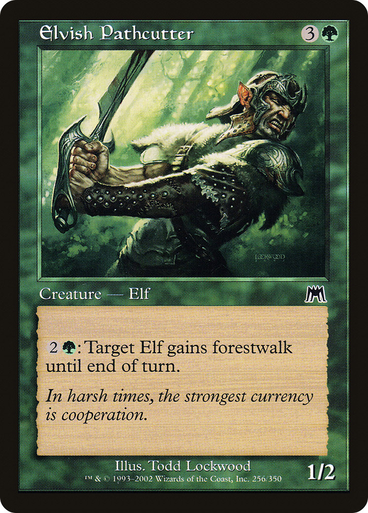 Elvish Pathcutter [Onslaught] Foil