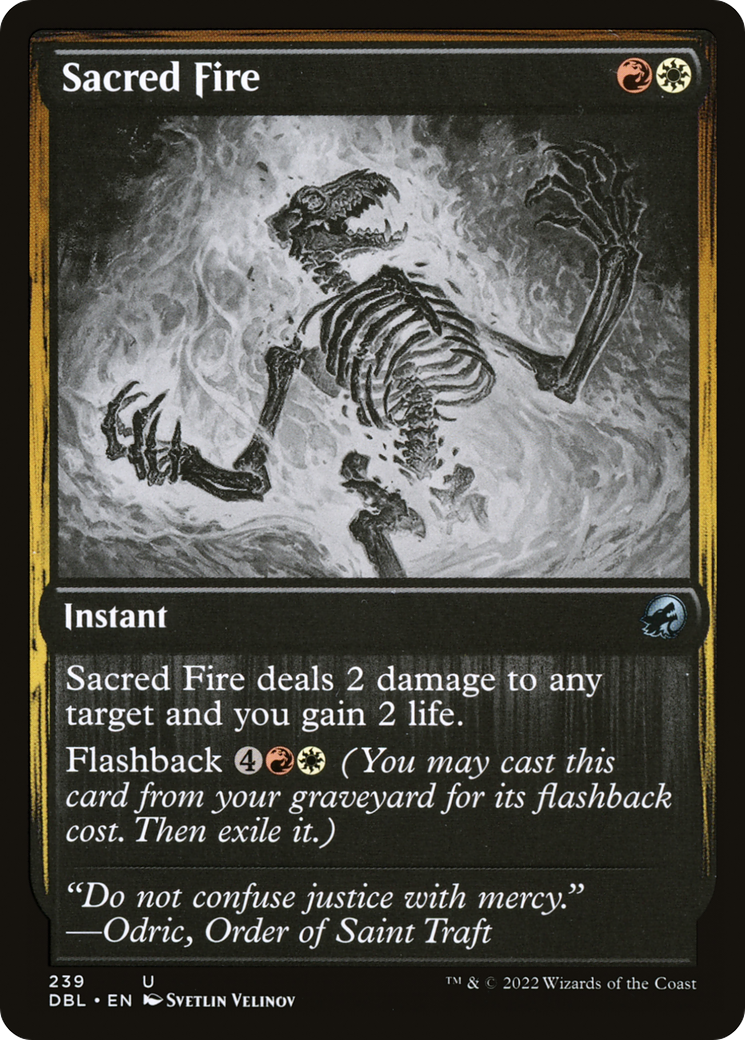 Sacred Fire [Innistrad: Double Feature] Foil