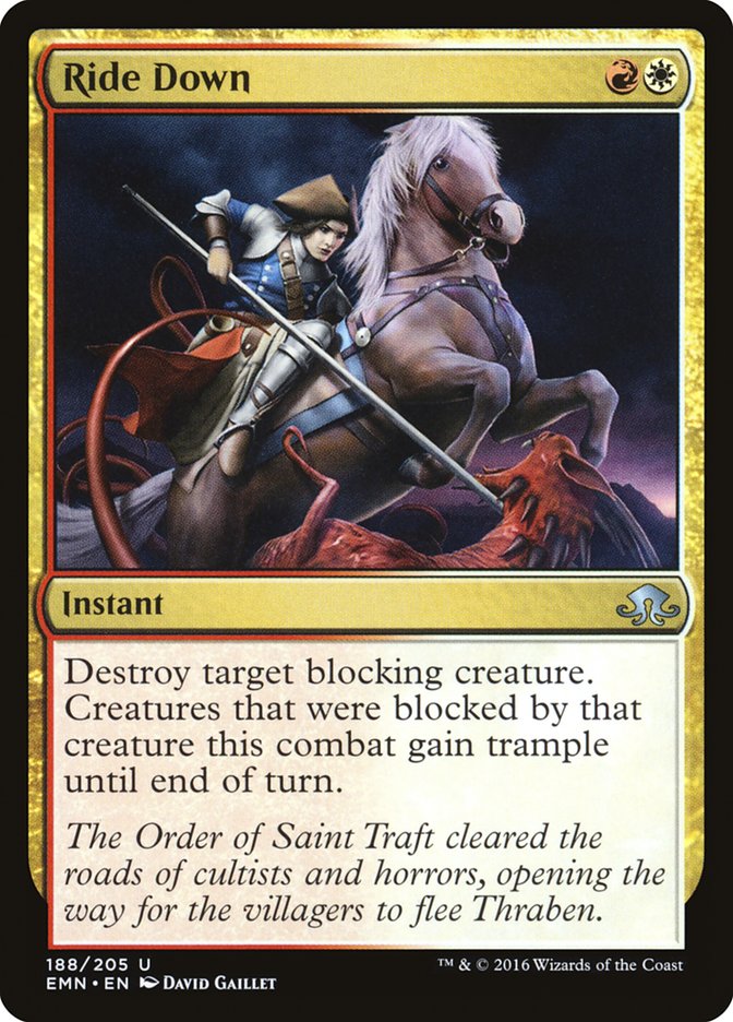 Ride Down 188/205 (Eldritch Moon)  - Foil