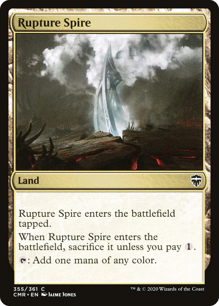 Rupture Spire (355) [Commander Legends] Foil