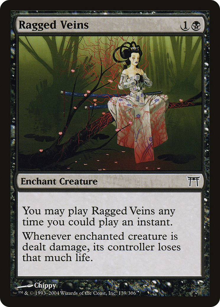 Ragged Veins [Champions of Kamigawa] Foil