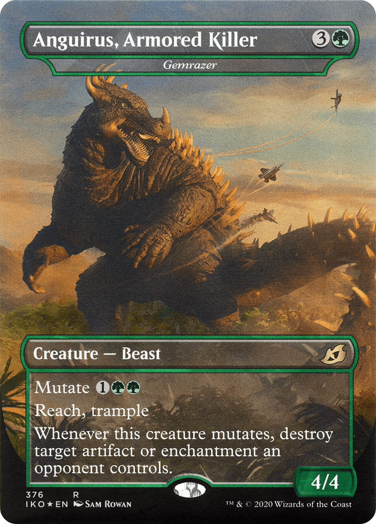 Gemrazer - Anguirus, Armored Killer (Extended Art) [Ikoria: Lair of Behemoths] Foil