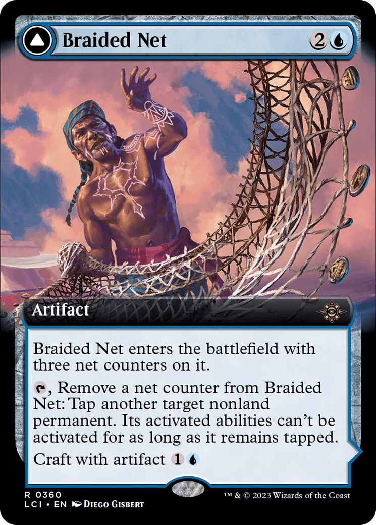 Braided Net // Braided Quipu (Extended Art) [The Lost Caverns of Ixalan] Foil