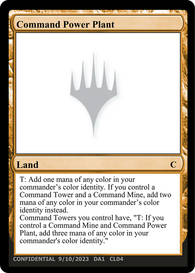 Command Power Plant (DA1-CL04) - Unknown Event