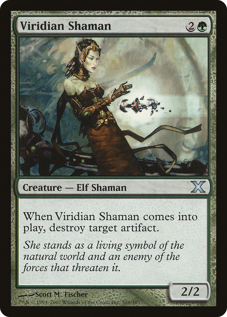 Viridian Shaman [Tenth Edition] Foil