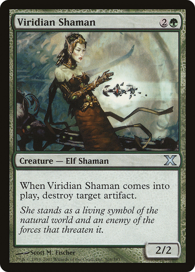 Viridian Shaman [Tenth Edition] Foil
