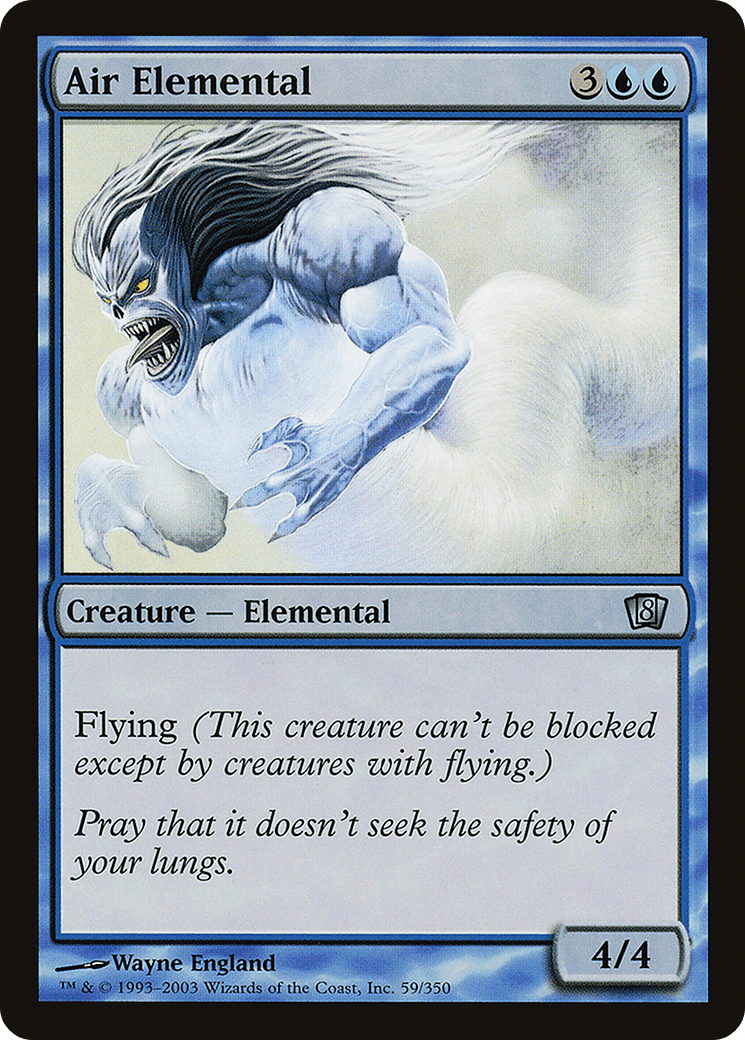 Air Elemental [Eighth Edition] Foil