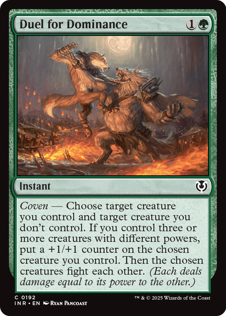 Duel for Dominance (-192) [Innistrad Remastered]