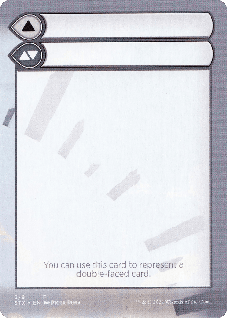 Double-Faced Substitute Card (SSTX-003) - Strixhaven: School of Mages Substitute Cards (Borderless)
