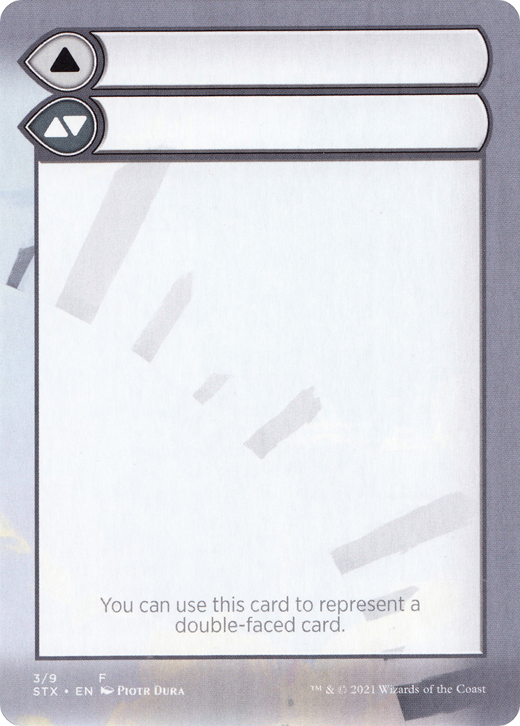 Double-Faced Substitute Card (SSTX-003) - Strixhaven: School of Mages Substitute Cards (Borderless)