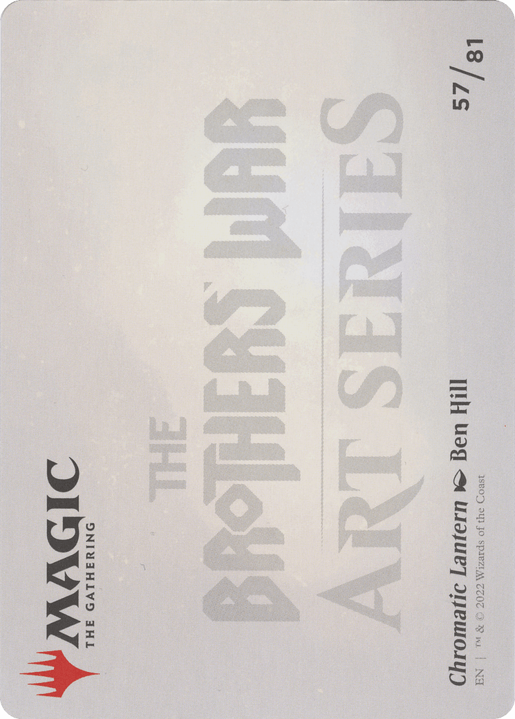 Chromatic Lantern // Chromatic Lantern (ABRO-057) - The Brothers' War Art Series (Borderless) Foil
