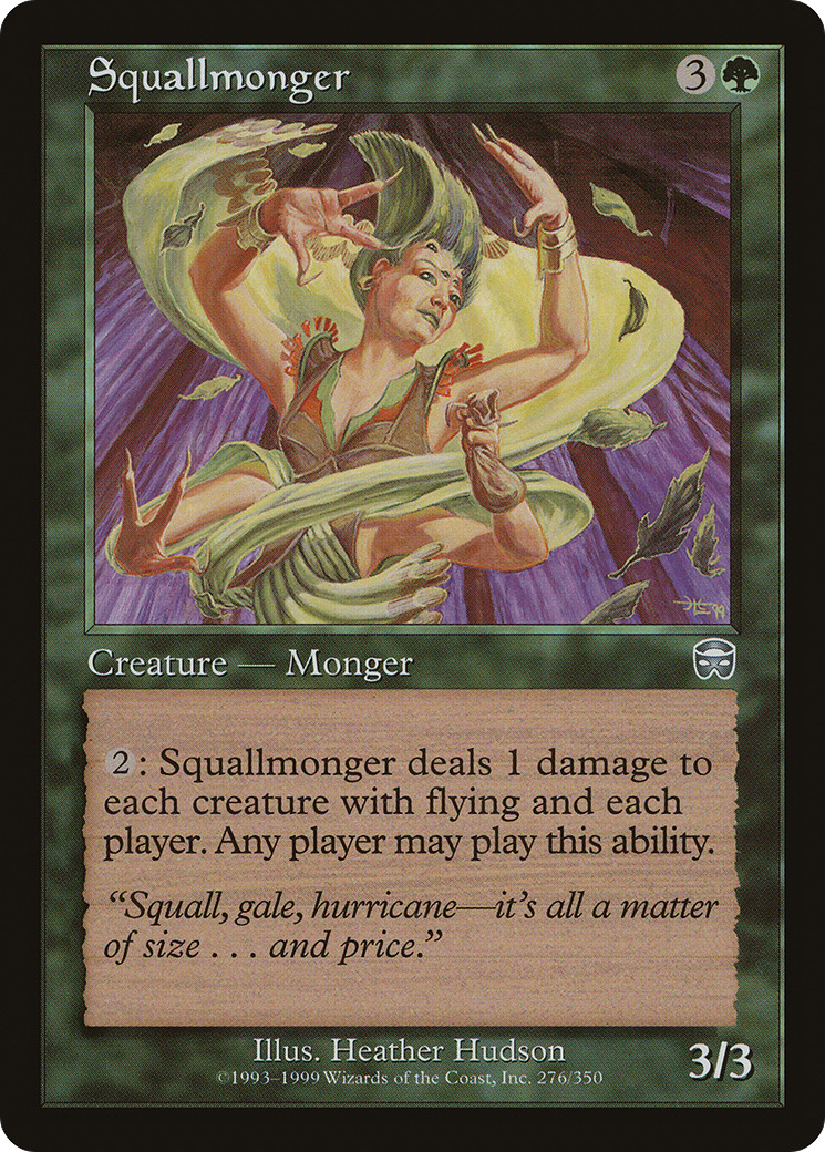 Squallmonger [Mercadian Masques] Foil